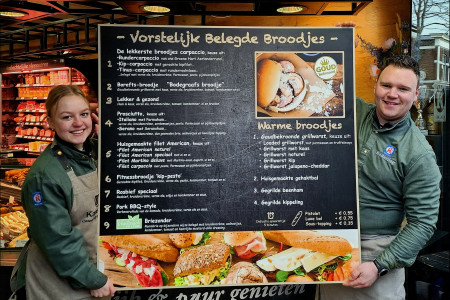 vorstelijk belegde broodjes